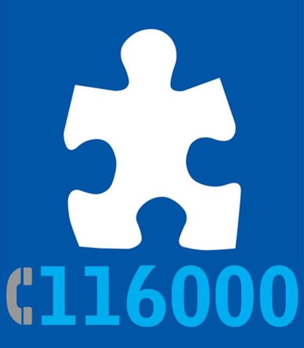 Medium hotline 116 000 logo danmark